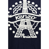 Kenzo Blue Wool Oves Aries Sweatshirt
