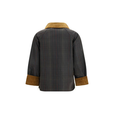 Barbour Bicolor Cotton Full-Length Jacket