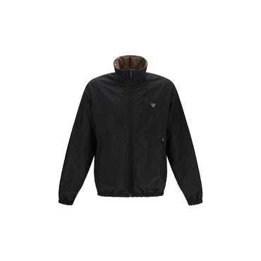 Prada Multicolor Recycled Polyamide Full-Length Jacket