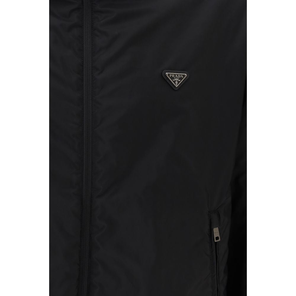 Prada Multicolor Recycled Polyamide Full-Length Jacket