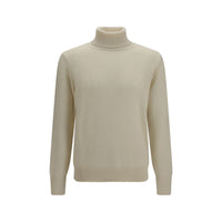 Aragona Cashmere White Cashmere Sweater