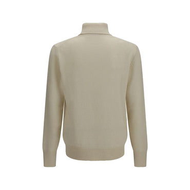 Aragona Cashmere White Cashmere Sweater