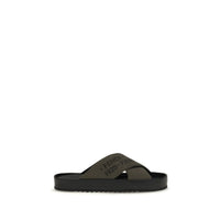 Fendi Bicolor Polyester Flat Sandals
