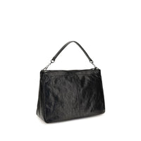 Balenciaga Black Lamb Ovis Aries Shoulder Bag
