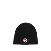 Canada Goose Black Wool Oves Aries Beanie