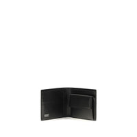 Fendi Black Calf Leather Bos Taurus Wallet