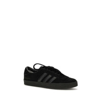 Y-3 Black Calf Leather Bos Taurus Athletic Sneakers