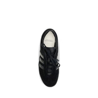 Y-3 Black Calf Leather Bos Taurus Athletic Sneakers