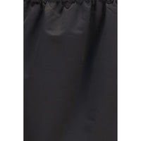 Prada Black Silk Midi Skirt
