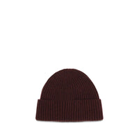 Brunello Cucinelli Bordeaux Cashmere Beanie