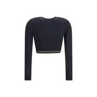 New Balance Black Recycled Polyester Sweatshirt