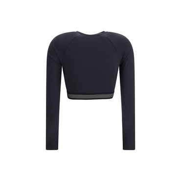 New Balance Black Recycled Polyester Sweatshirt