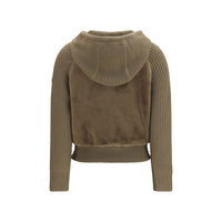 Moose Knuckles Brown Wool Oves Aries Hoodie