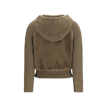 Moose Knuckles Brown Wool Oves Aries Hoodie