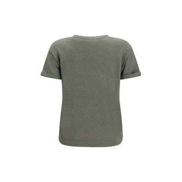 Brunello Cucinelli Bicolor Nylon T-Shirt