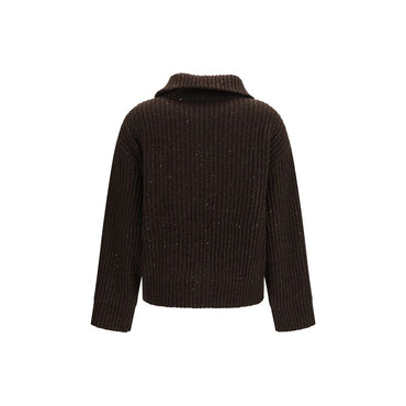 Brunello Cucinelli Brown Cashmere Sweatshirt