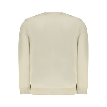 Hugo Boss Beige Cotton Men Sweatshirt