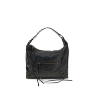 Balenciaga Black Lamb Ovis Aries Shoulder Bag