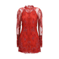 Blumarine Red Polyamide Cocktail Dress