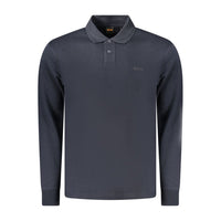 Hugo Boss Blue Cotton Polo Shirt