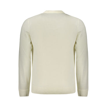 Hugo Boss White Wool Sweatshirt
