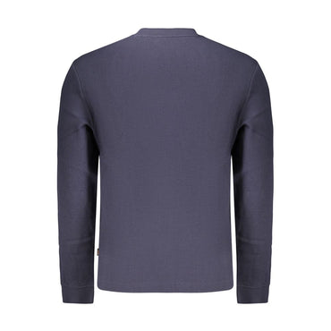 Hugo Boss Blue Cotton Mens Shirt