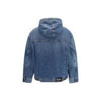 Off-White Blue Cotton Denim Jacket