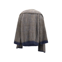 Brunello Cucinelli Gray Mohair Full-Length Jacket