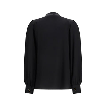 Alexander McQueen Black Silk Blouse