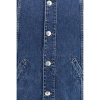 Brunello Cucinelli Blue Cotton Denim Jacket