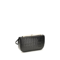Tom Ford Black Calf Leather Bos Taurus Shoulder Bag