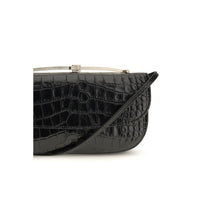 Tom Ford Black Calf Leather Bos Taurus Shoulder Bag