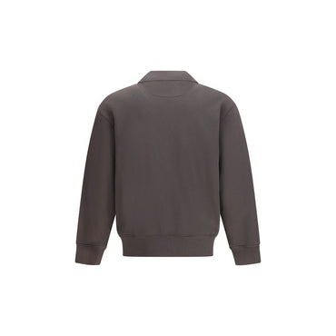 Maison Kitsuné Gray Organic Cotton Sweatshirt