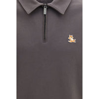 Maison Kitsuné Gray Organic Cotton Sweatshirt