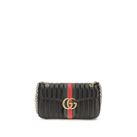 Gucci Black Calf Leather Bos Taurus Shoulder Bag