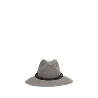 Brunello Cucinelli Gray Eco Fabric Fedora
