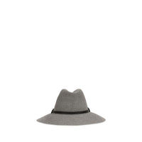 Brunello Cucinelli Gray Eco Fabric Fedora