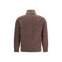 Brunello Cucinelli Bordeaux Wool Oves Aries Cardigan