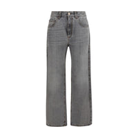 Brunello Cucinelli Gray Cotton Jeans Denim
