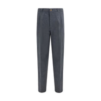 Brunello Cucinelli Gray Wool Oves Aries Dress Pants