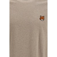 Maison Kitsuné Beige Cotton T-Shirt