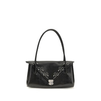 Marni Black Calf Leather Bos Taurus Shoulder Bag