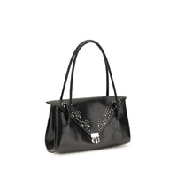 Marni Black Calf Leather Bos Taurus Shoulder Bag