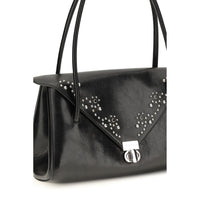 Marni Black Calf Leather Bos Taurus Shoulder Bag
