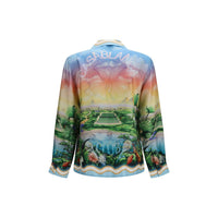 Casablanca Multicolor Silk Pattern Shirt
