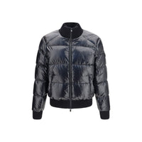 Moose Knuckles Black Nylon Bomber