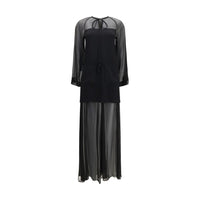 Forte_Forte Black Viscose Casual Dress