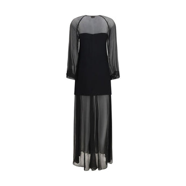 Forte_Forte Black Viscose Casual Dress