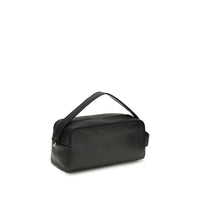 Prada Black Calf Leather Bos Taurus Shoulder Bag