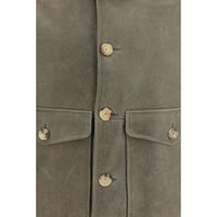 Brunello Cucinelli Bicolor Cashmere Bomber